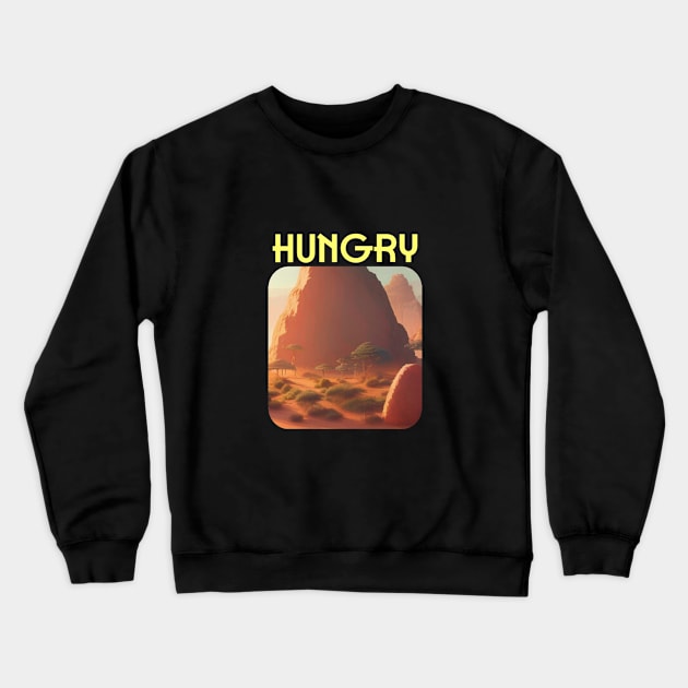 Hungry at oasis Crewneck Sweatshirt by Boobles 